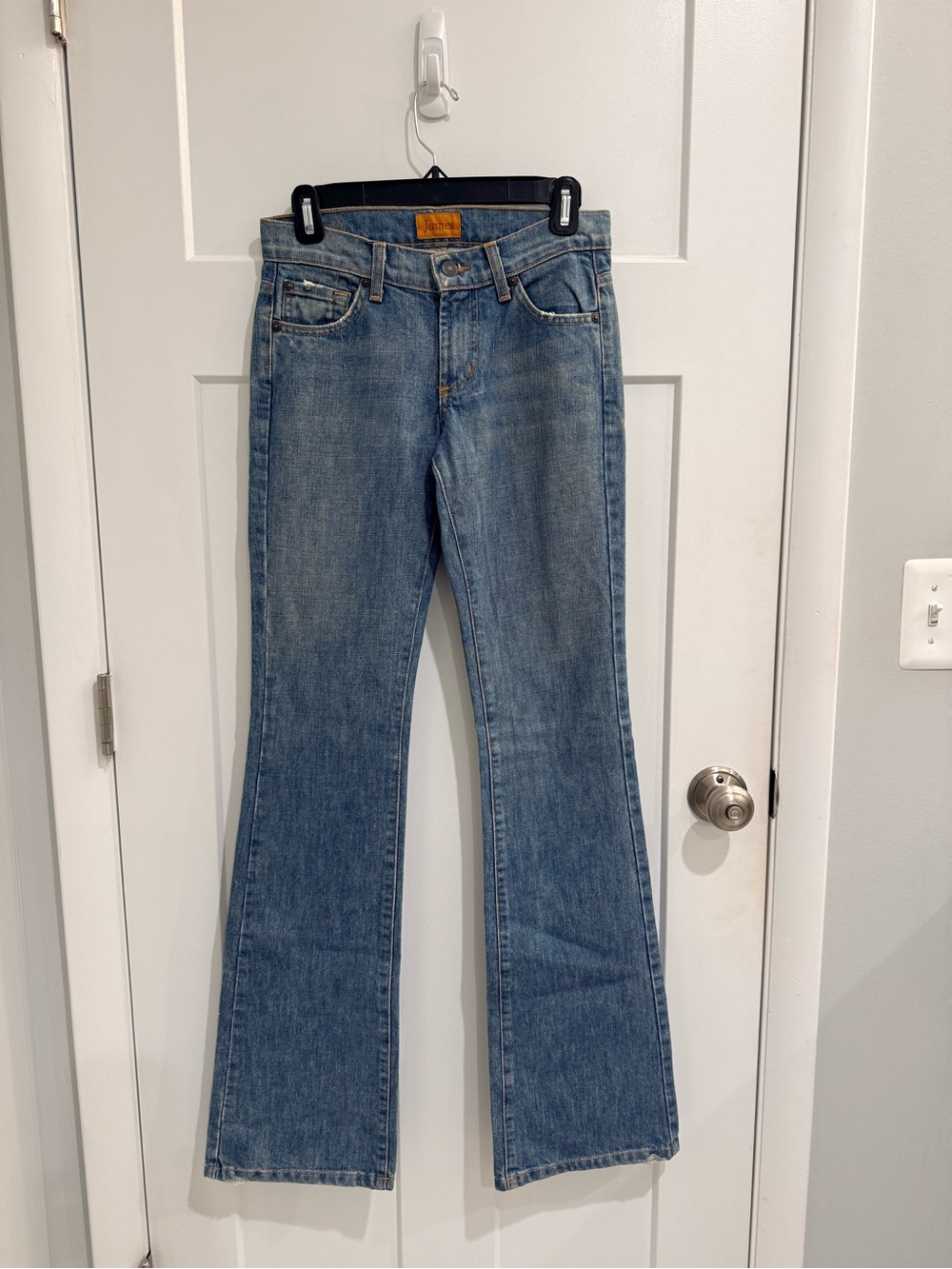 James Jeans Vintage Wash Blue Flare Bootcut Jeans